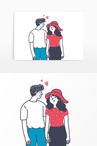 甜蜜等你图片本素材所属分类为广告设计 ,主要用途为手绘卡通,尺寸为