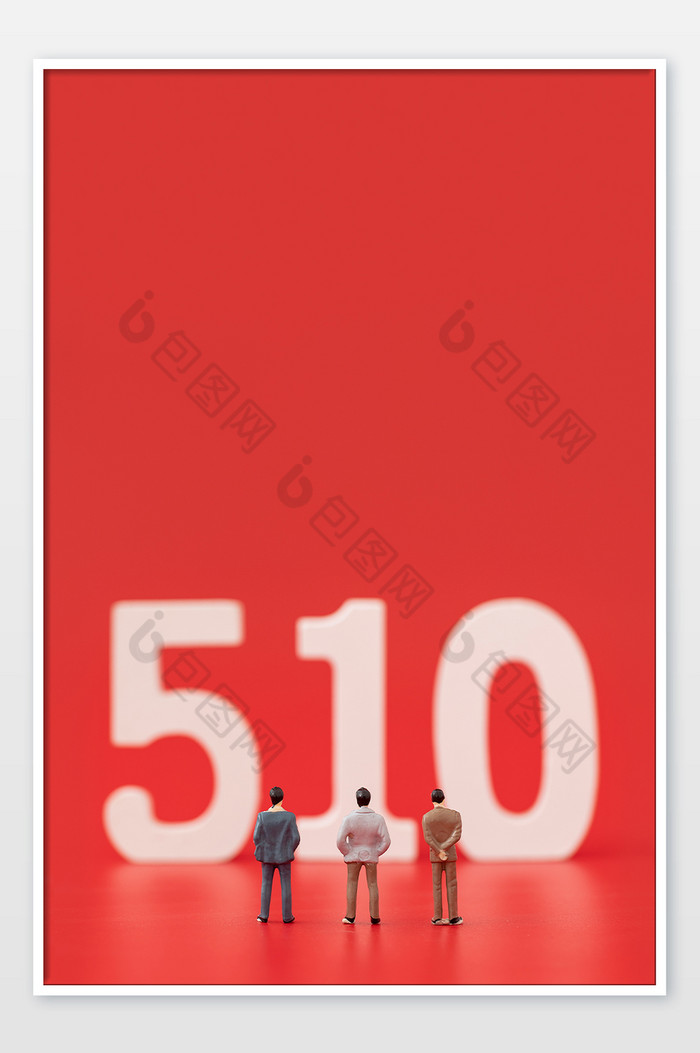 中国品牌日创意微缩红色背景图片图片