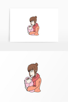 浓情母爱怀抱宝宝