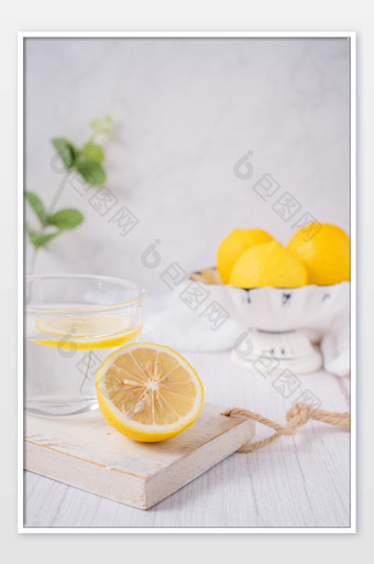 夏日水果食品柠檬摄影图
