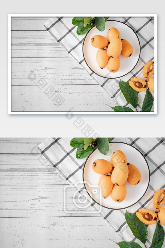 夏日水果枇杷鲜果摄影图图片图片