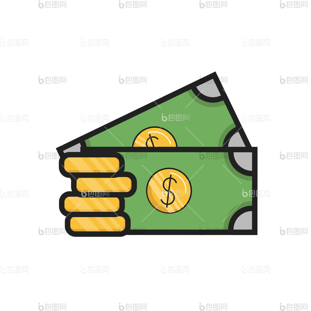 金钱图标图片-包图网