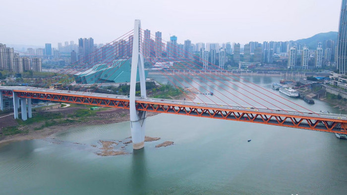 4K桥梁建筑公路重庆地标