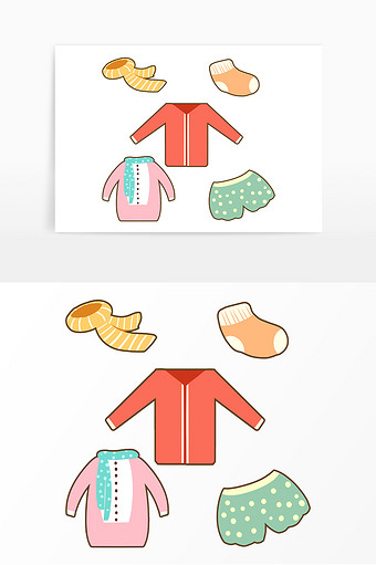 卡通衣服图片