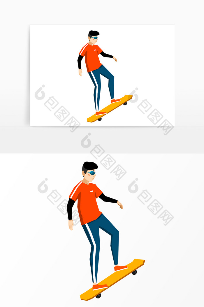 滑滑板男孩图片图片