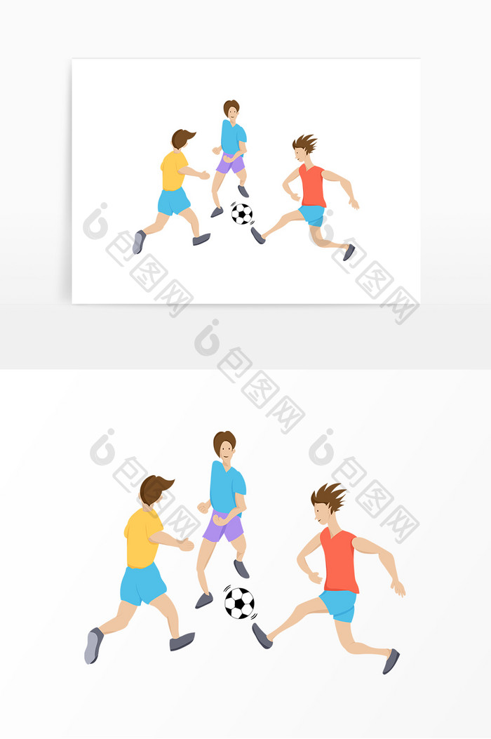学生运动会踢足球比赛