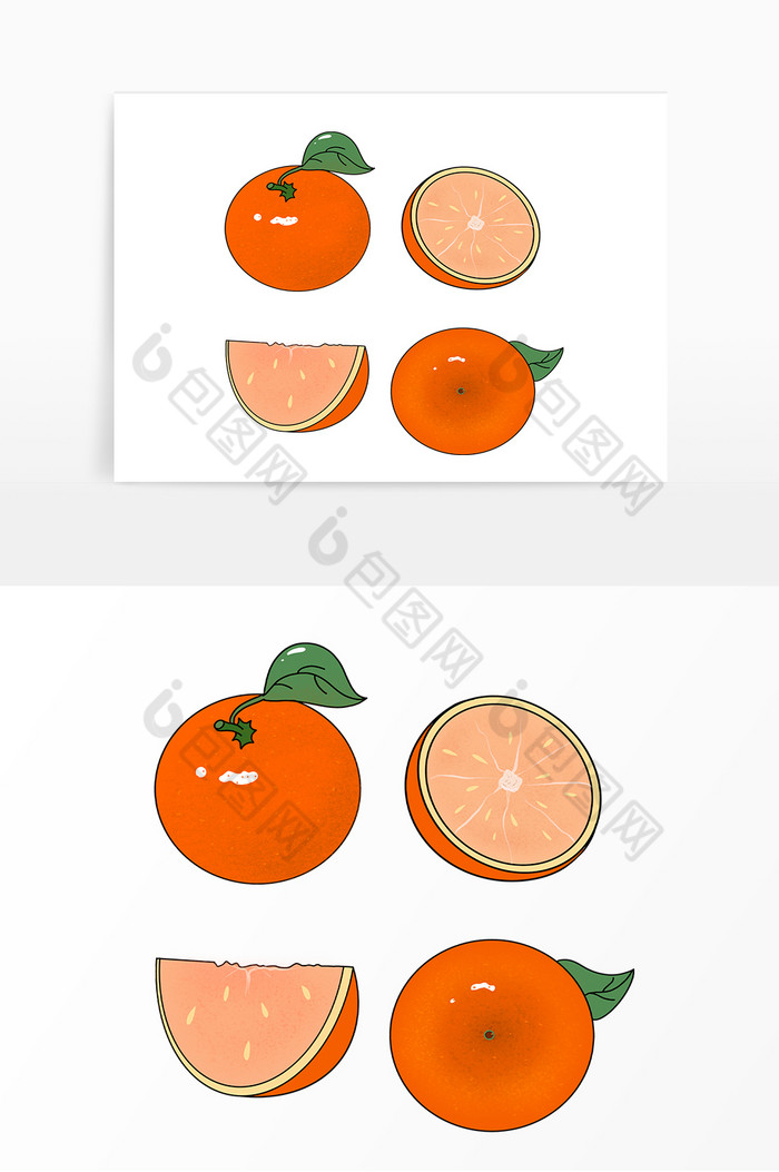 切开水果橙子图片图片
