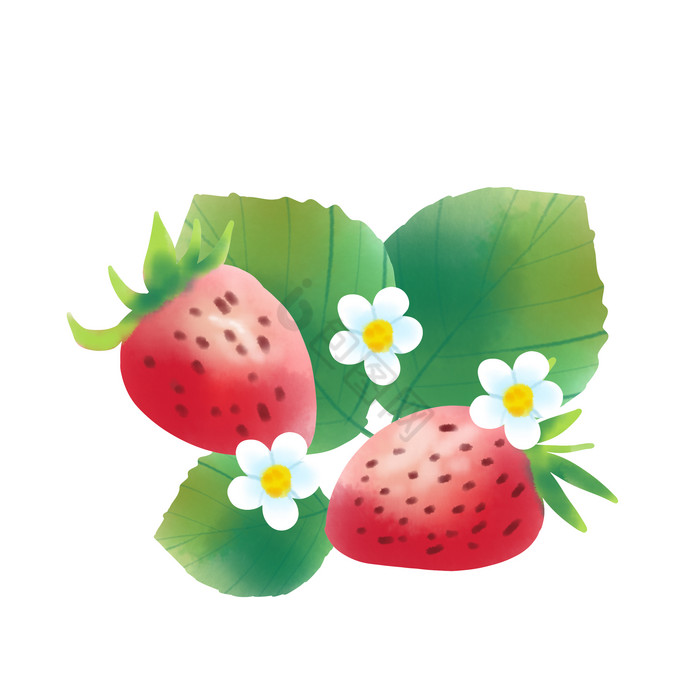 新鲜水果鲜草莓红草莓图片