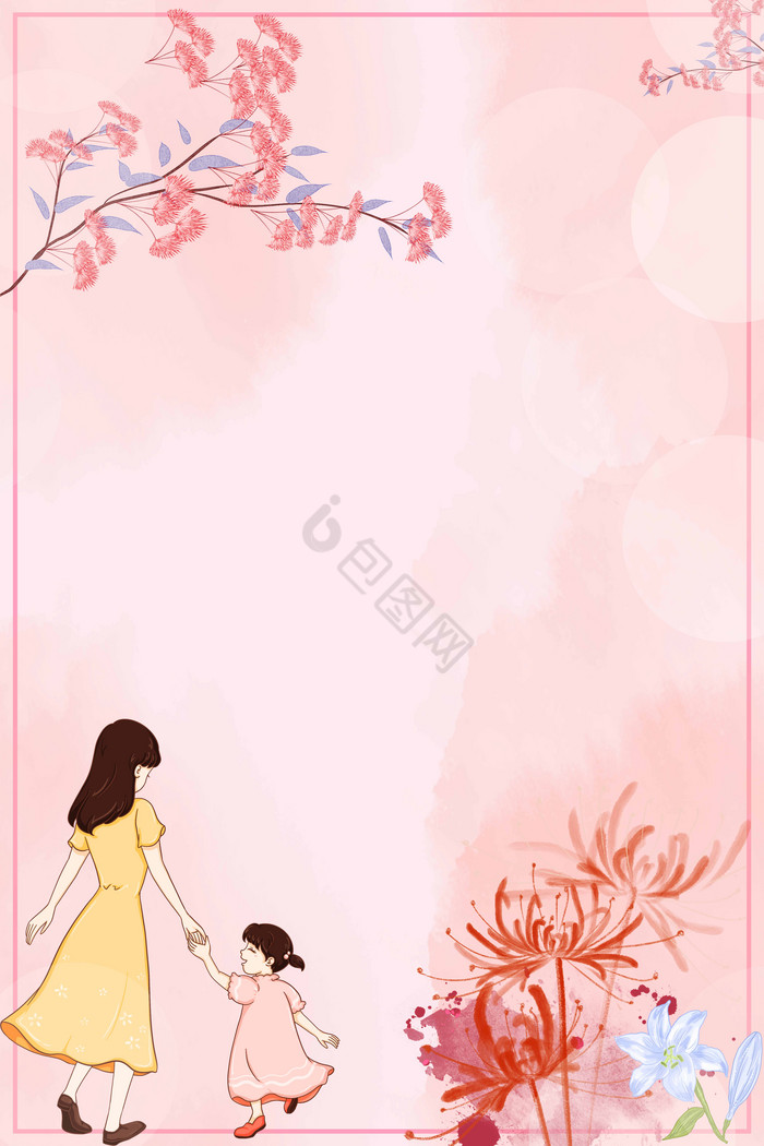 母亲节樱花甜蜜图片