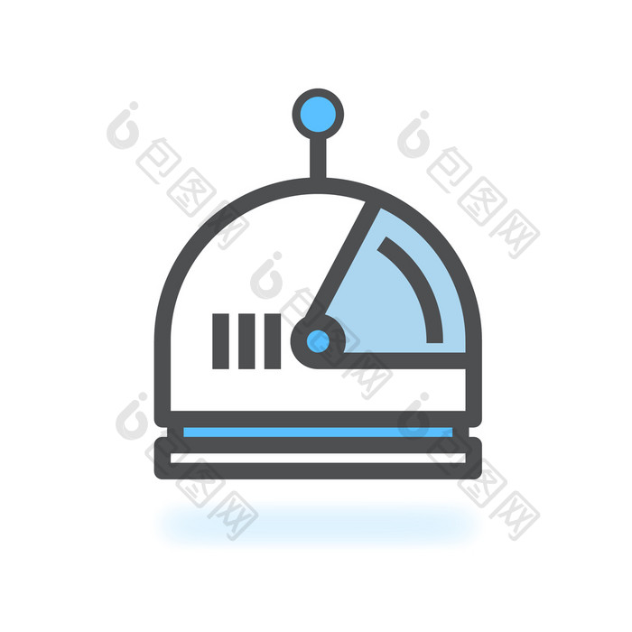 蓝色生活上菜器皿icon图标动图GIF