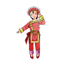 少数民族白族女人图片