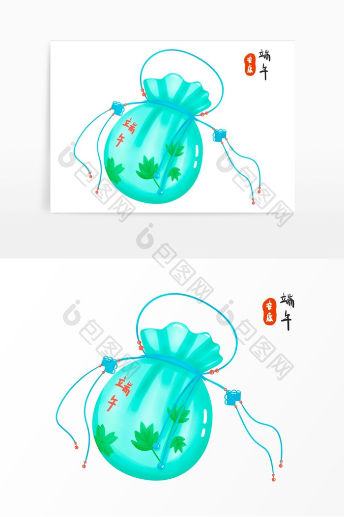 端午节传统文化香包香囊元素