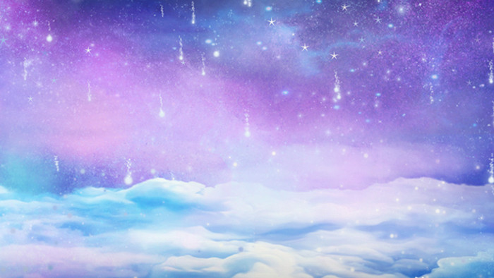 紫蓝水彩星空浪漫梦幻色彩粒子效果背景视频