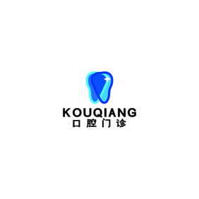 牙齿口腔门诊牙科医疗LOGO标志VI