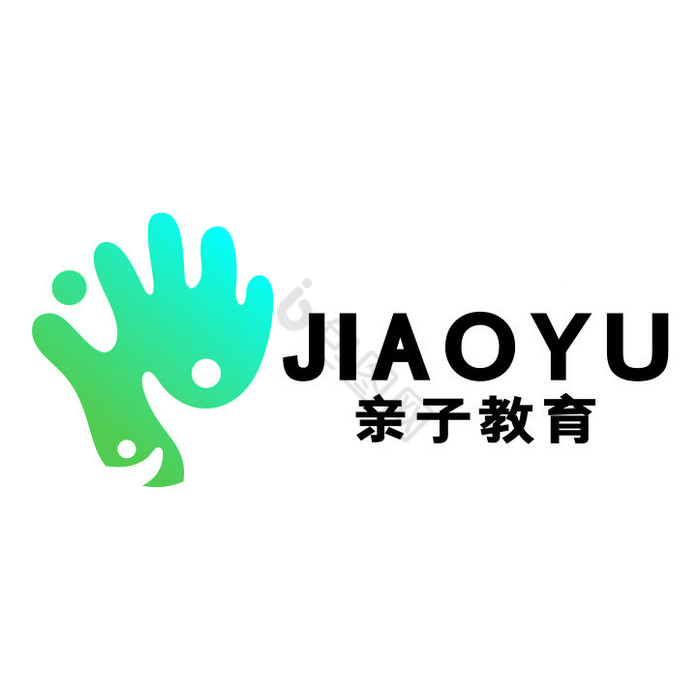 亲子教育在线辅导早教学校LOGO标志VI图片