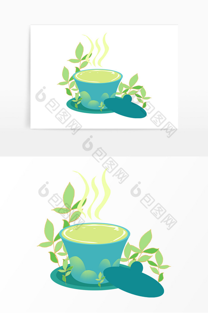国风茶饮饮品杯茶图片图片