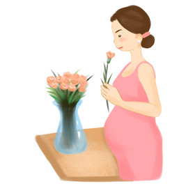 母亲节给母亲献花