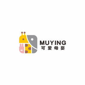 可爱幼儿园童装婴儿用品LOGO标志VI