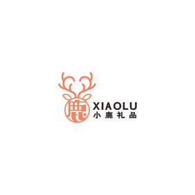 小鹿礼品店礼物精品店LOGO标准VI