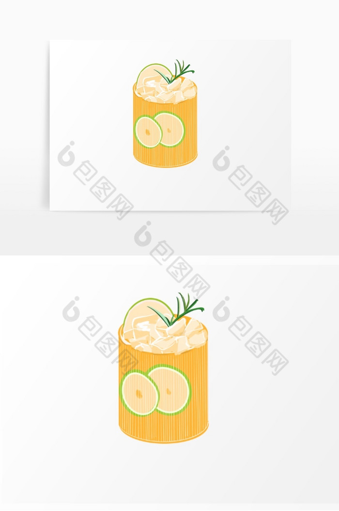 柚子酒和青苹果图片图片