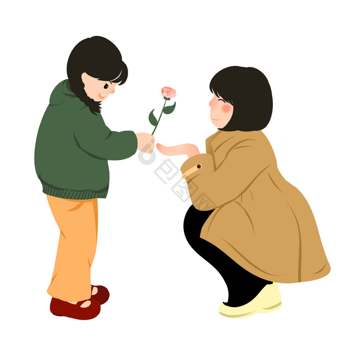 给母亲献花花束感恩母亲图片