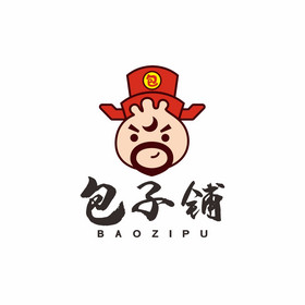 包子铺小吃餐饮logo标志vi