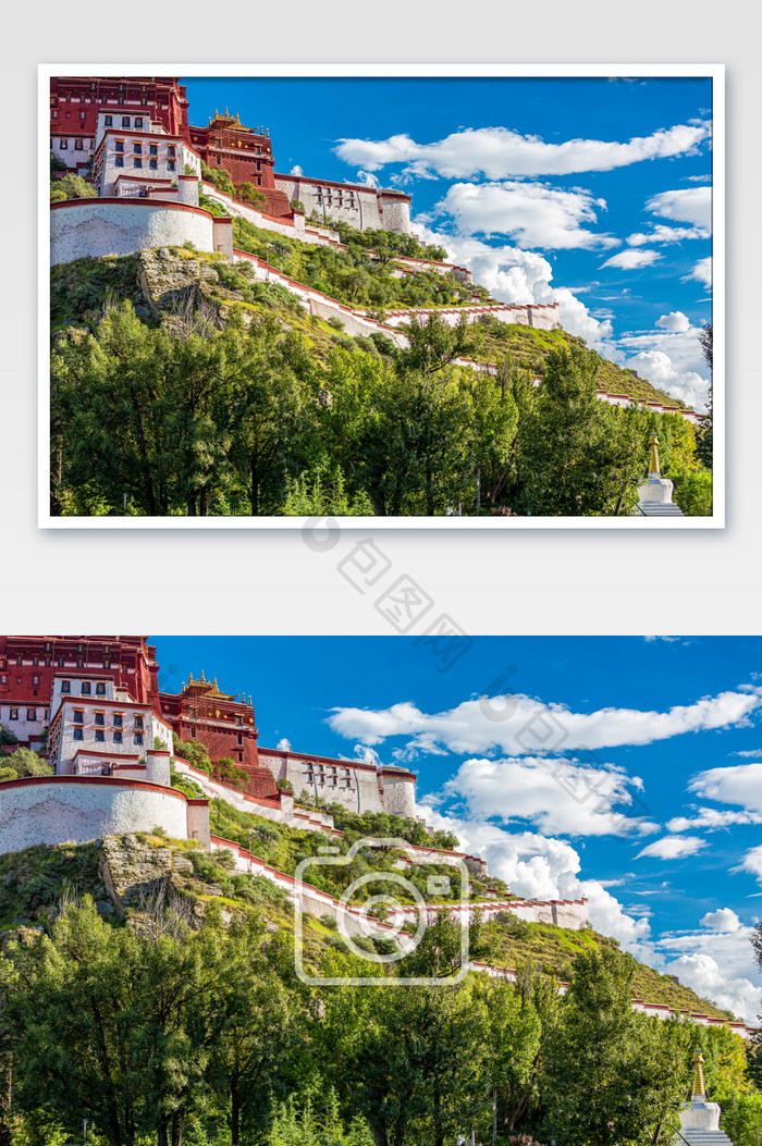 西藏壮观的布达拉宫