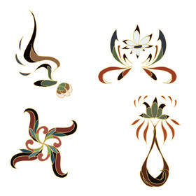 敦煌花纹纹样民族花纹