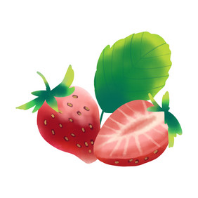 采摘园水果红草莓