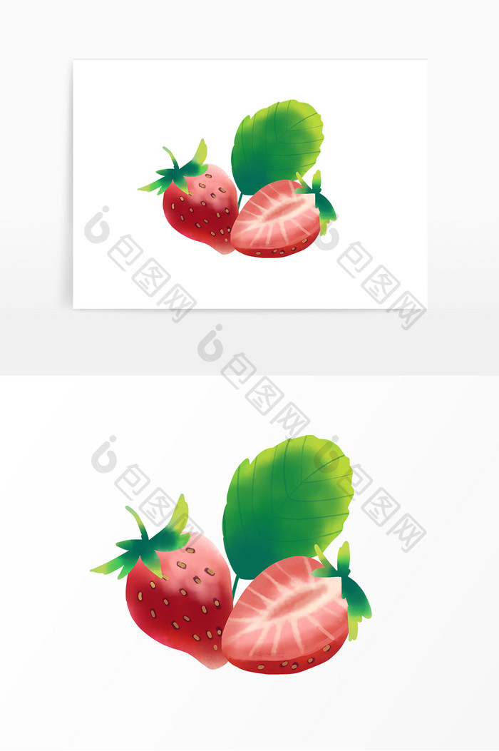 采摘园水果红草莓