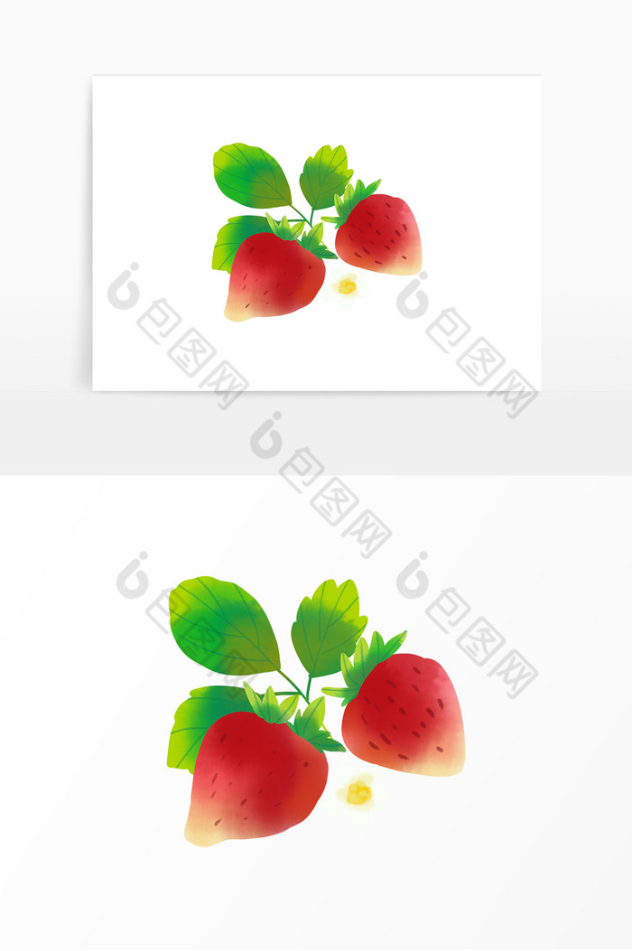 奶油草莓新鲜水果图片图片
