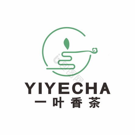 茶叶桶装水纯净水水茶楼LOGO标志VI图片