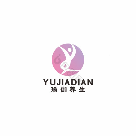 瑜伽瘦身体育塑形美容LOGO标志VI图片