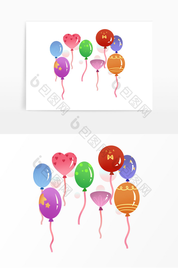 六一儿童节彩色气球图片图片