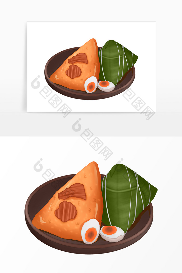 端午节咸鸭蛋肉粽子图片图片