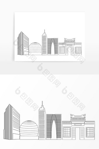 苏州城市地标建筑图片