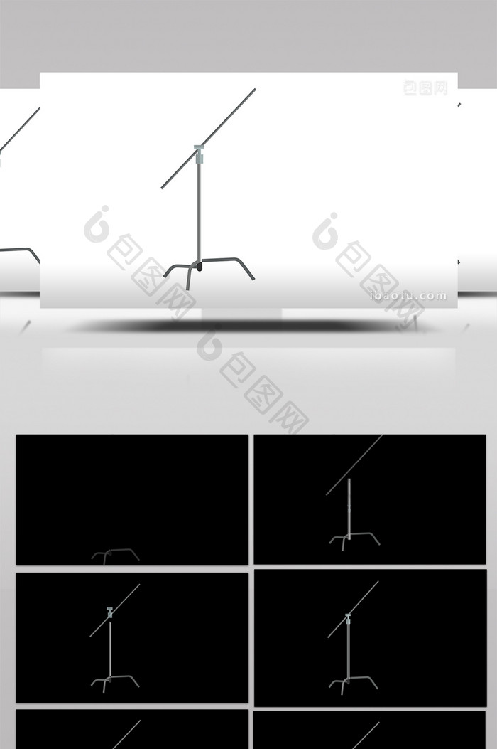 简约扁平画风摄影用品类魔术腿mg动画