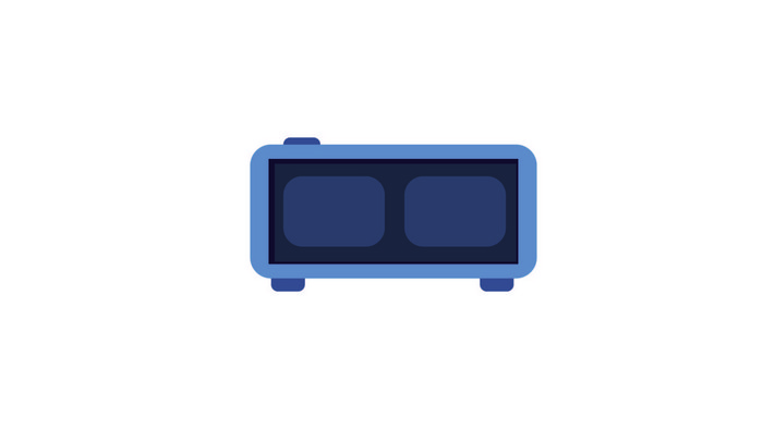 简单扁平画风电子产品类电子闹钟mg动画