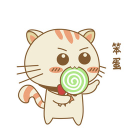 卡通喵小主笨蛋表情包动图gif