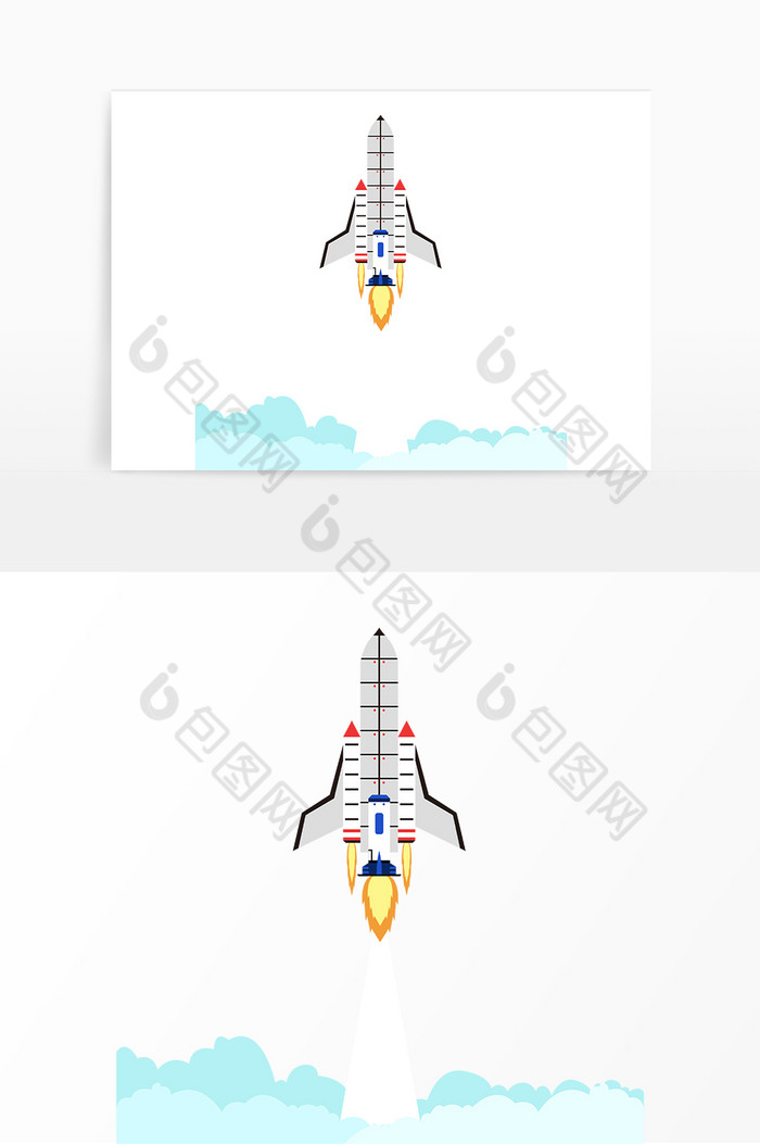 宇宙飞船喷气火箭图片图片