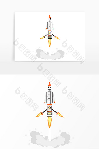 喷气火箭宇宙飞船图片