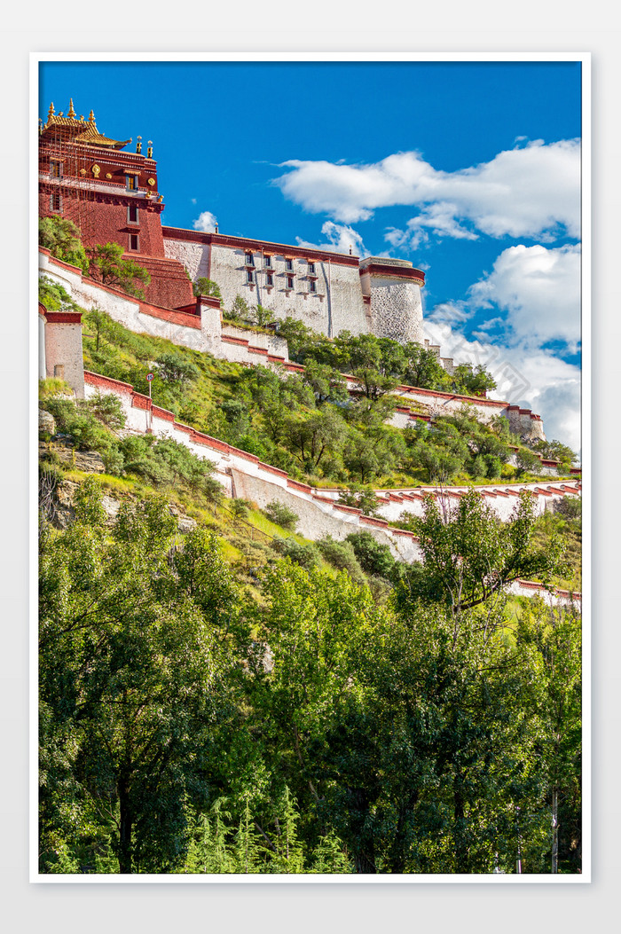 西藏高原布达拉宫
