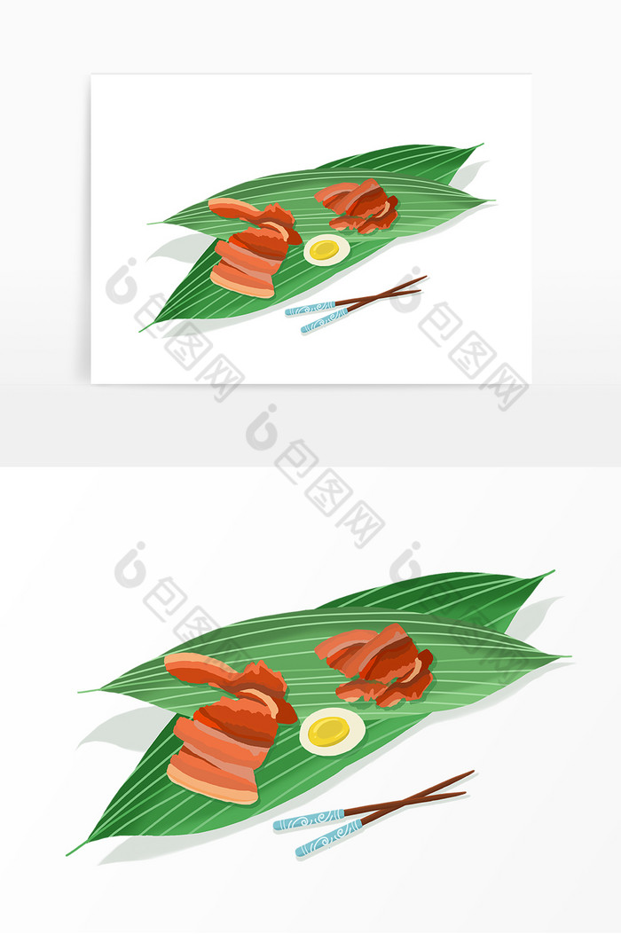 粽子端午节肉粽咸蛋粽图片图片