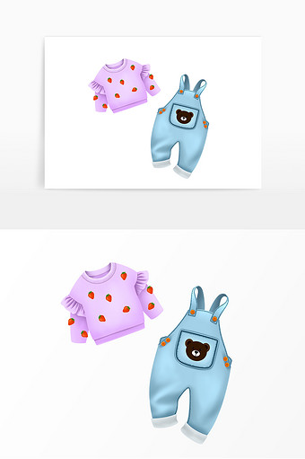 卡通衣服图片