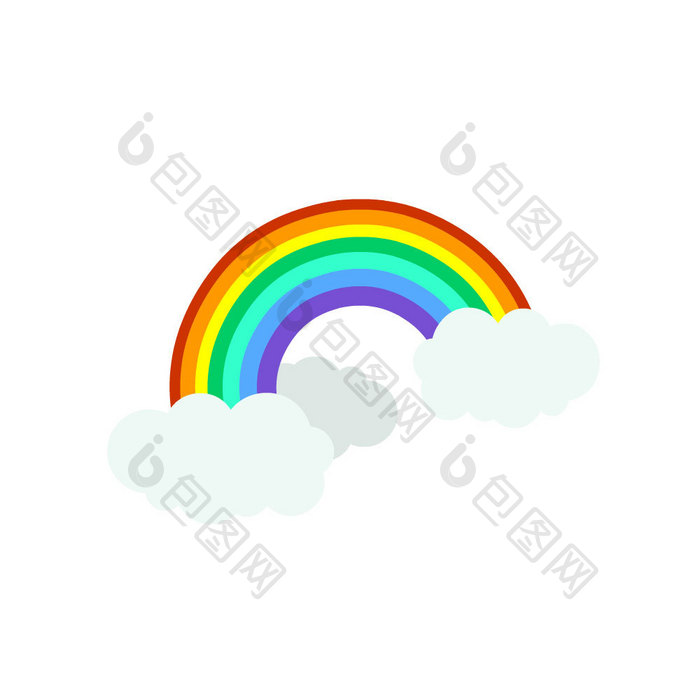 天气小图标彩虹动图GIF