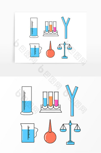 量杯量筒化学容器图片