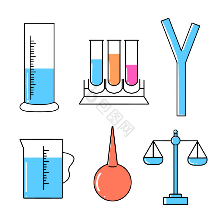 量杯量筒化学容器图片