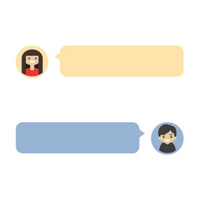 聊天软件社交对话框动图GIF