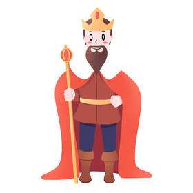 国王权杖卡通图片