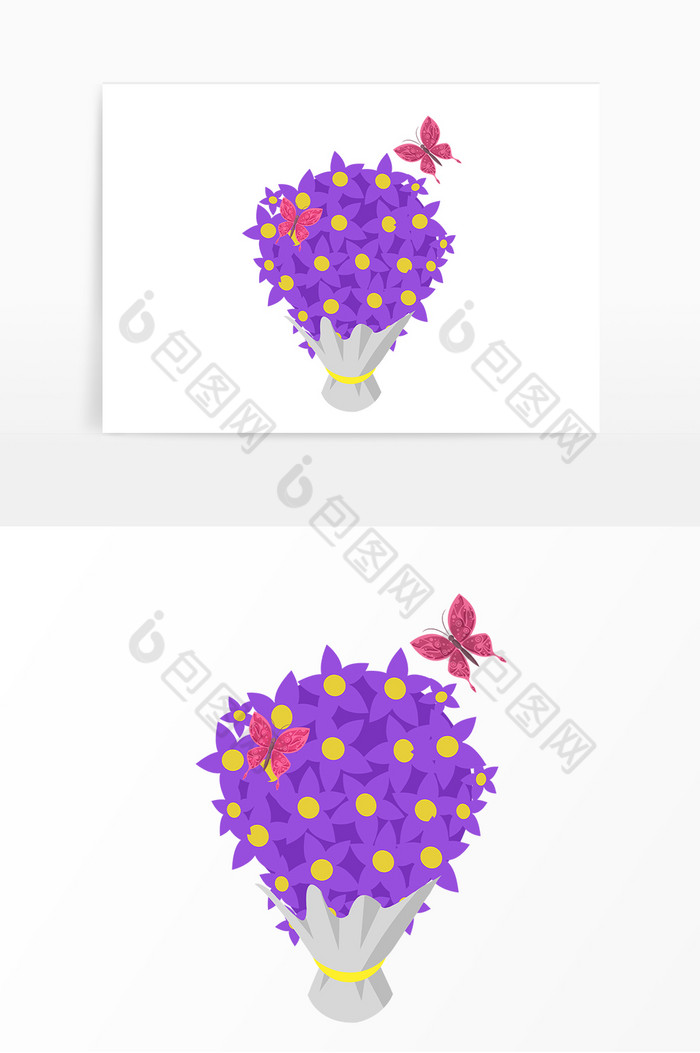 蓝花楹蝴蝶植物花卉图片图片